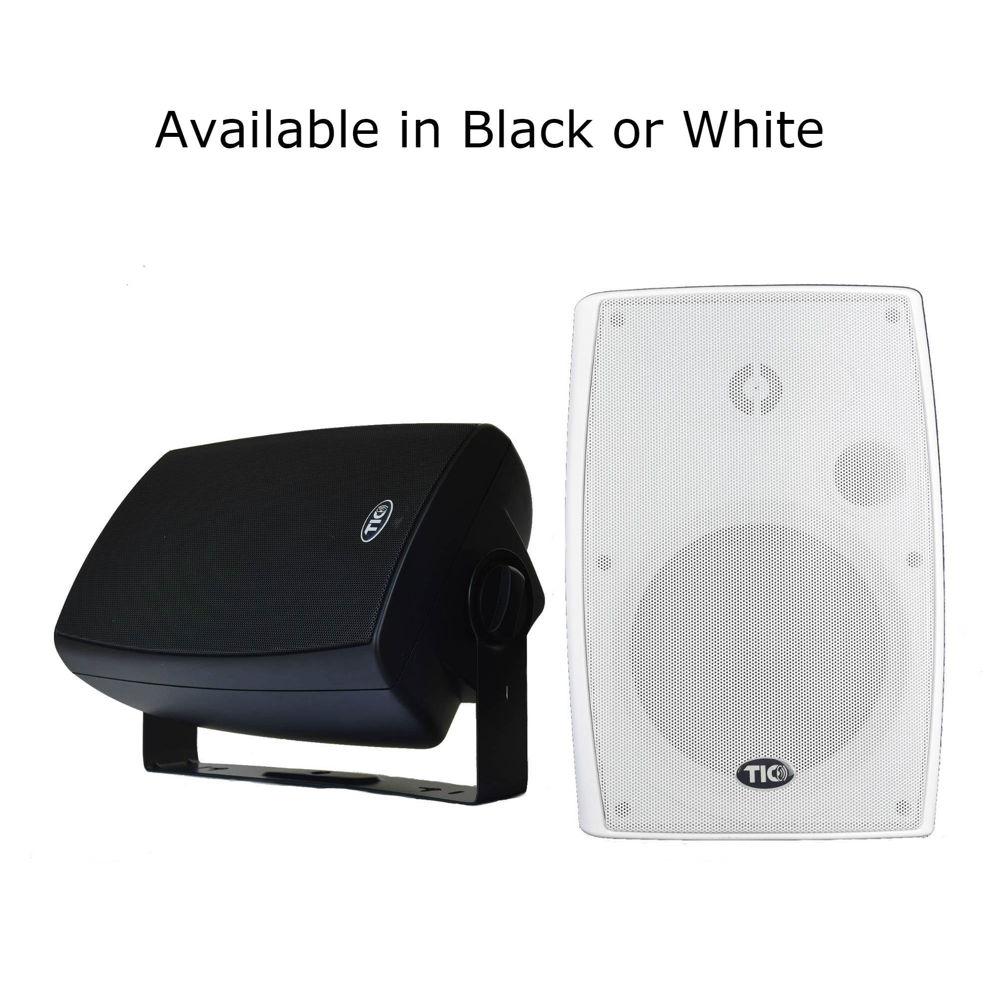 TIC WPS6-W 6.5" Outdoor Weather-Resistant Wifi Patio Speakers with AirPlay (Pair) - White