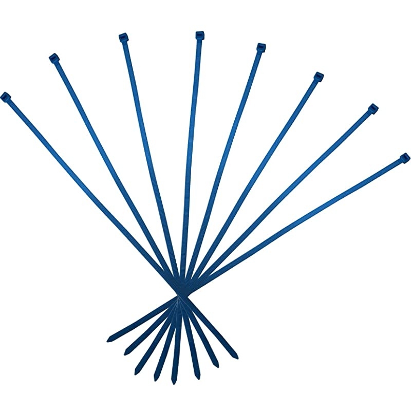 100 Pcs Nylon Cable Zip Ties - Heavy Duty Self-Locking 12 Inch Zip Ties Fasten Wrap Nylon Cable Straps Wire Ties for Organizing Wires, Home,Garden & Office Use (12-Inch, Green)