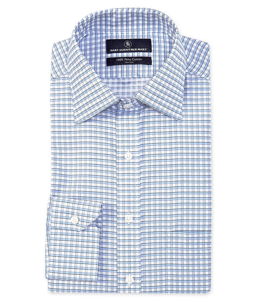 Psycho Bunny Non-Iron Modern Fit Spread Collar Solid Dress Shirt