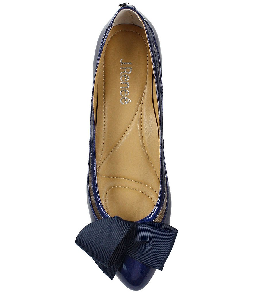 Trotters Kari Pearlized Leather Block-Heel Pumps