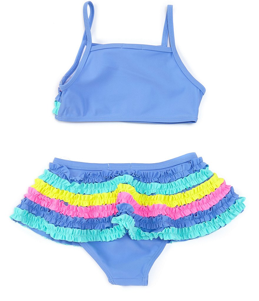 Tea Collection Little Girls 2-6 Printed Ruffled Tankini