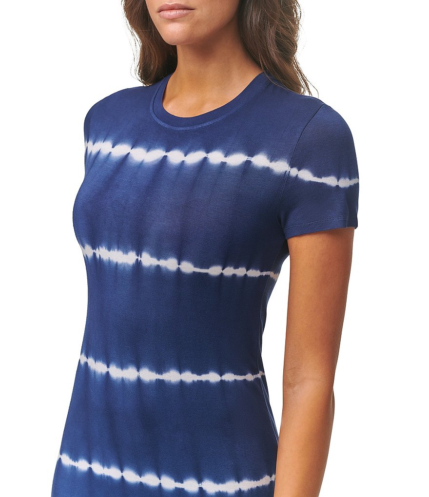 Anne Klein Sport Carlita Jewel Neck Sleeveless Midi Shift Tank Dress