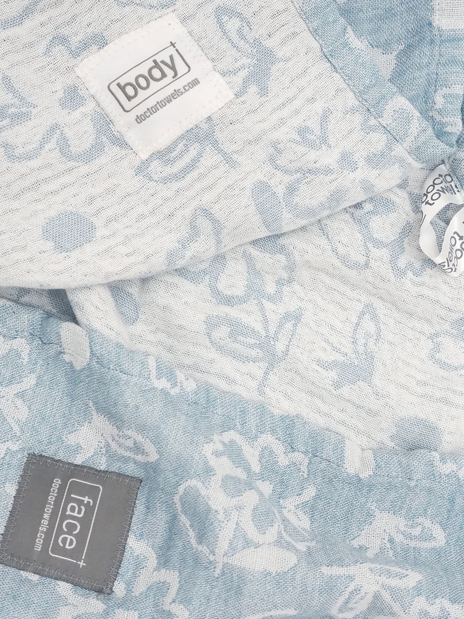 Doctor Towels Blue Banana Viscose Towel Set -Pack of 2