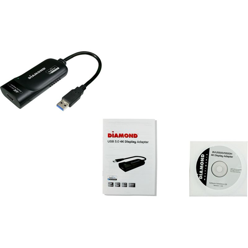 DIAMOND Multimedia USB 3.0 to HDMI 4k/2k Video Graphics Adapter - 1 x HDMI, HDMI