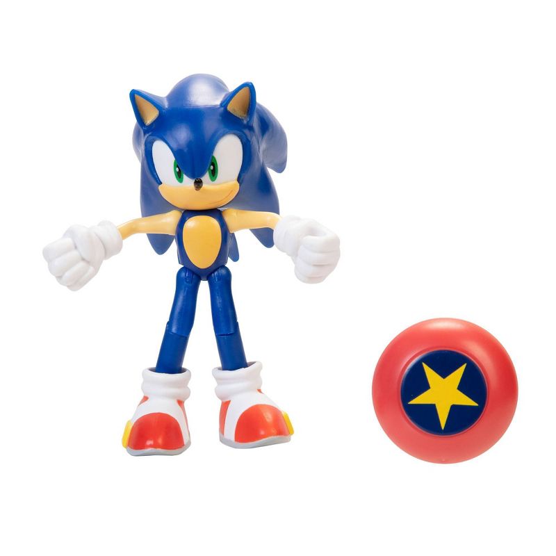 Sonic the Hedgehog 4" Modern Sonic with Star Spring Wave 1