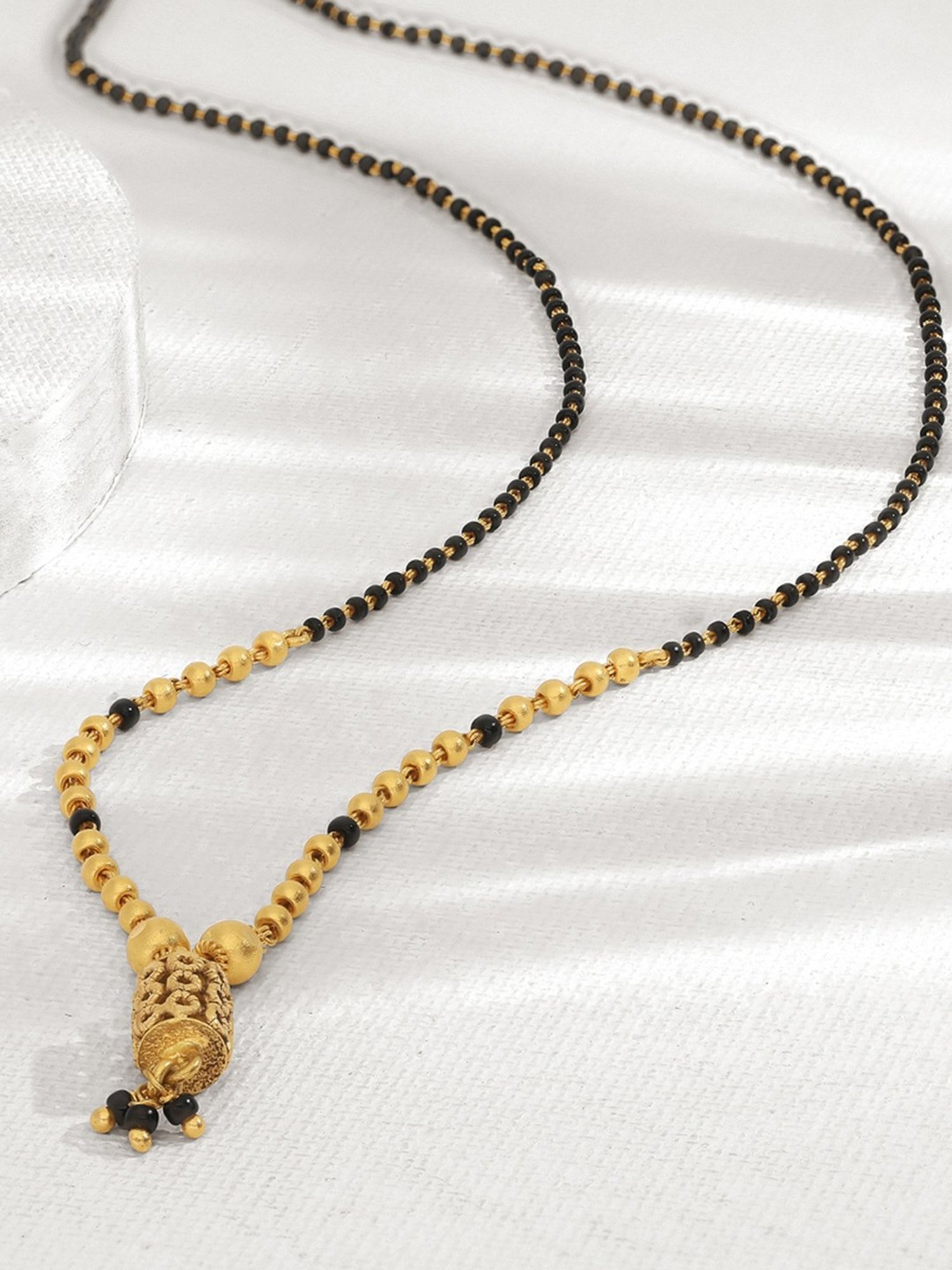 P.N.Gadgil Jewellers Gold Antique Design Mangalsutra For Women
