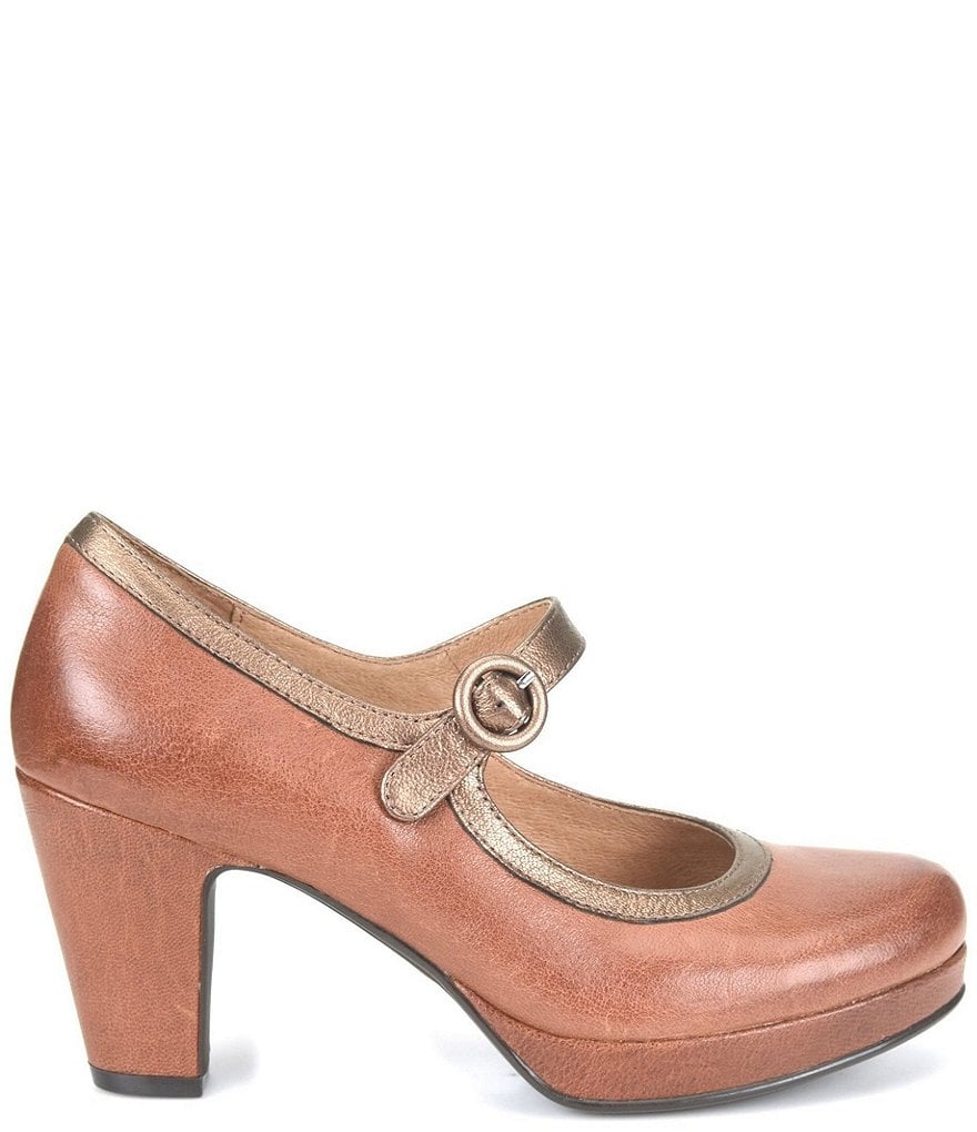 Sofft Grayling Leather Mary-Jane Pumps