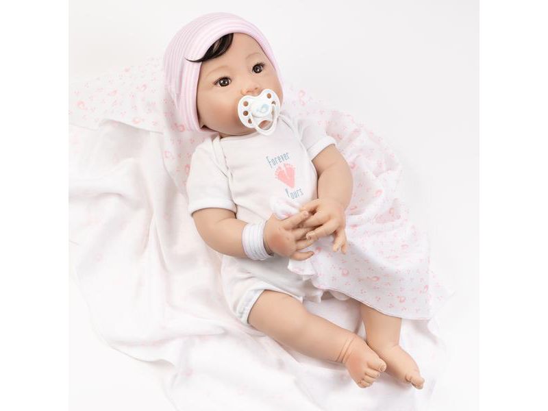 Paradise Galleries Realistic Newborn Doll - Forever Yours Blessing, 7-Piece Reborn Doll Gift Set with Magnetic Pacifier