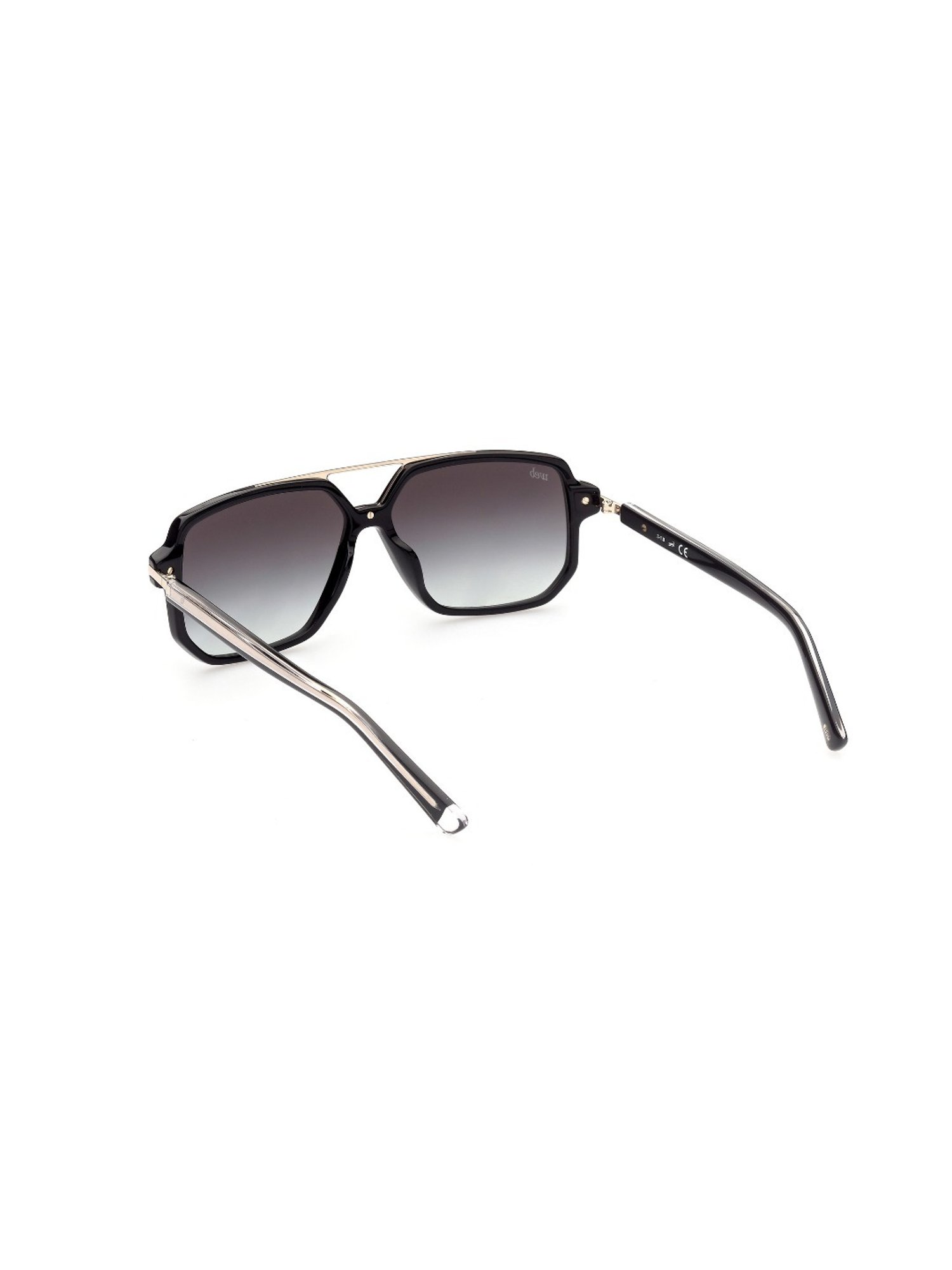 Web Eyewear Grey Rectangular Sunglasses for Men Designed in Italy