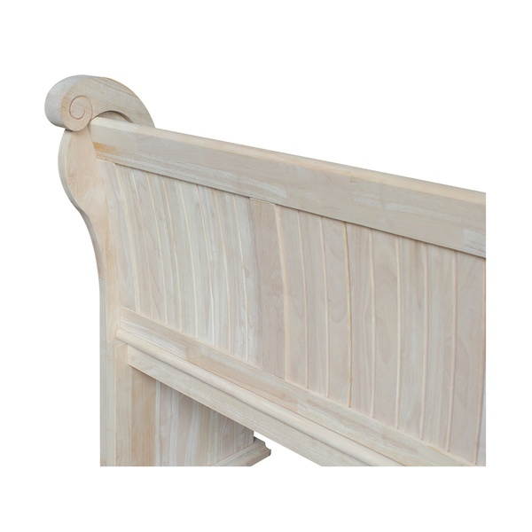 International Concepts BE-3 Sanctuary Bench, Unfinished