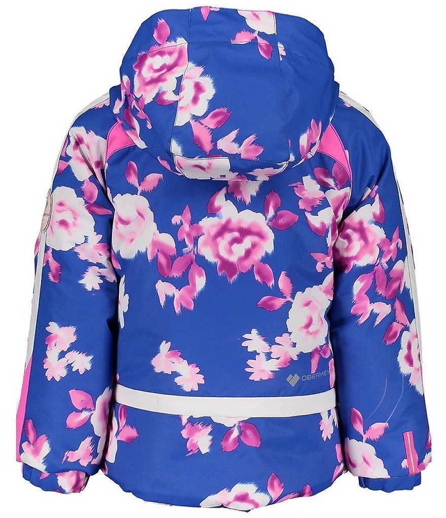 Obermeyer Little/Big Girls 1-8 Iris Bluebird Day Print Ski Jacket