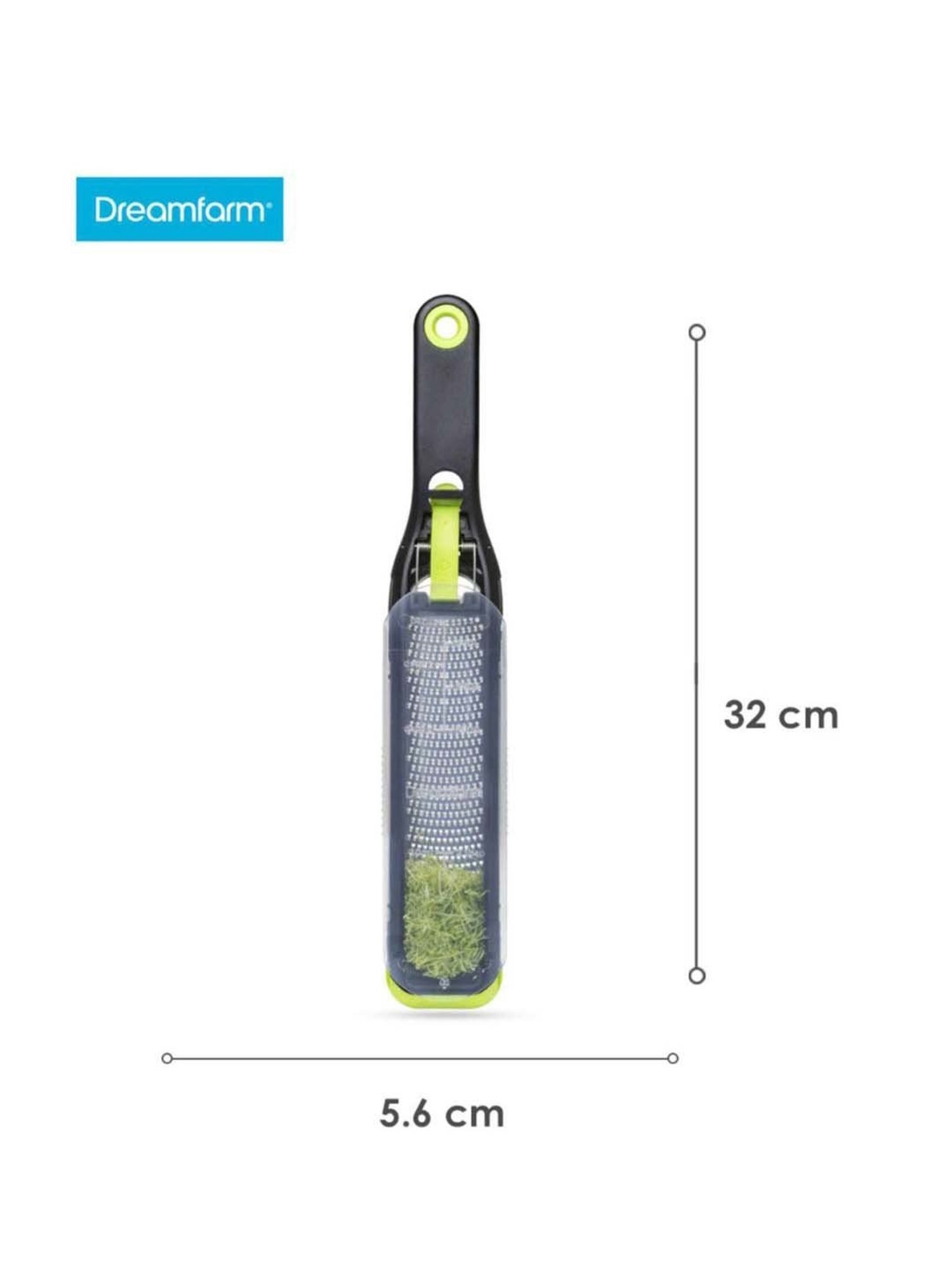 Dreamfarm Green Medium Ozest Pop Clean Speed Zester