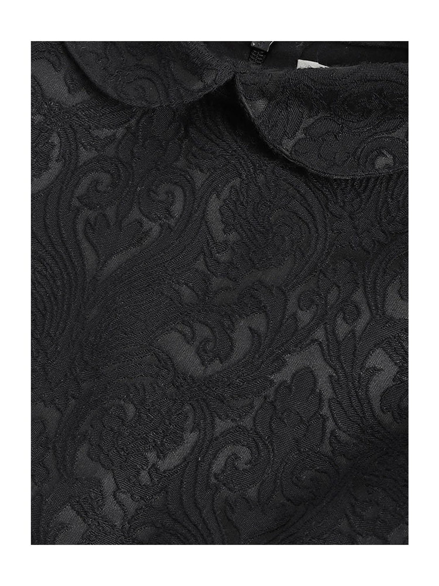 Cherry Crumble By Nitt Hyman Kids Black Embroidered Dress