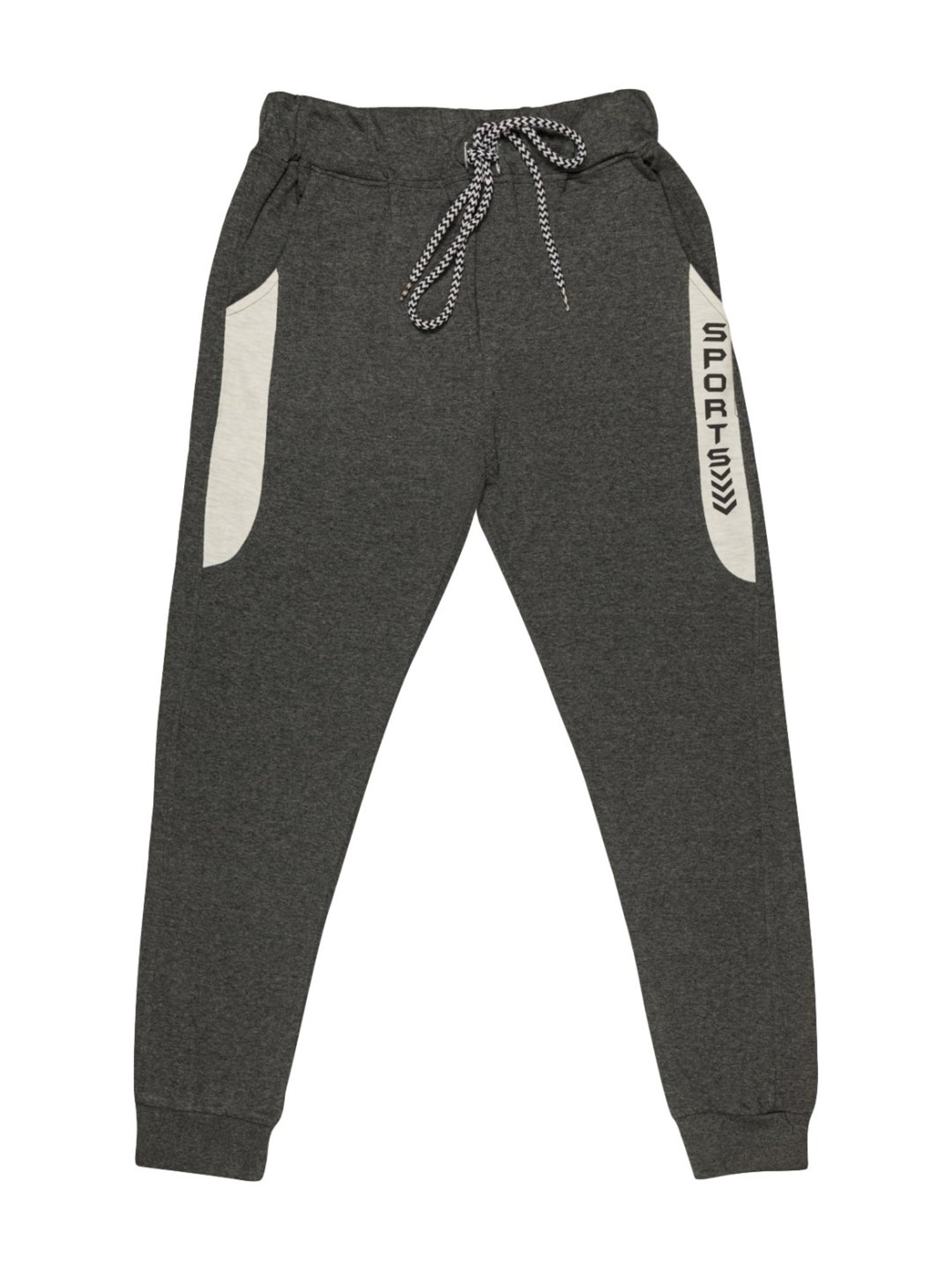 Todd N Teen Kids Black Cotton Joggers