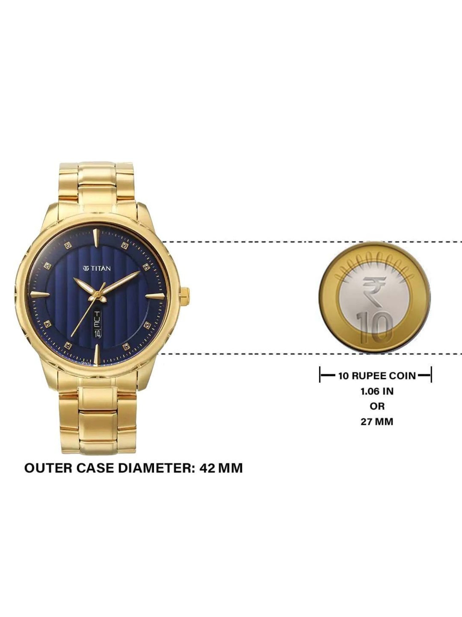 Titan 1875YM02 Regalia Opulent Analog Watch for Men