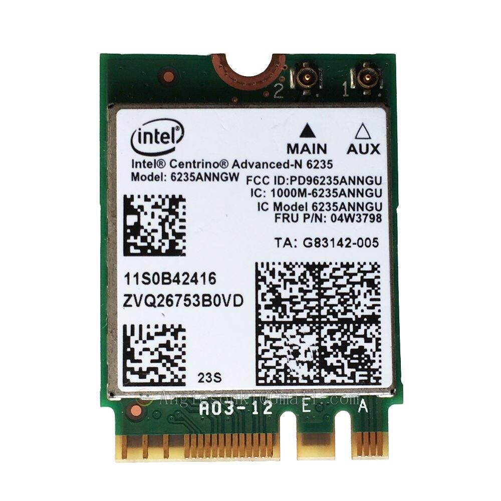 Genuine New Dual Band 300mbps 6235ANNGW 6235 Wireless+BT 4.0 NGFF WIFI CARD 04W3798 for Lenovo T431S T431SP X230S L440