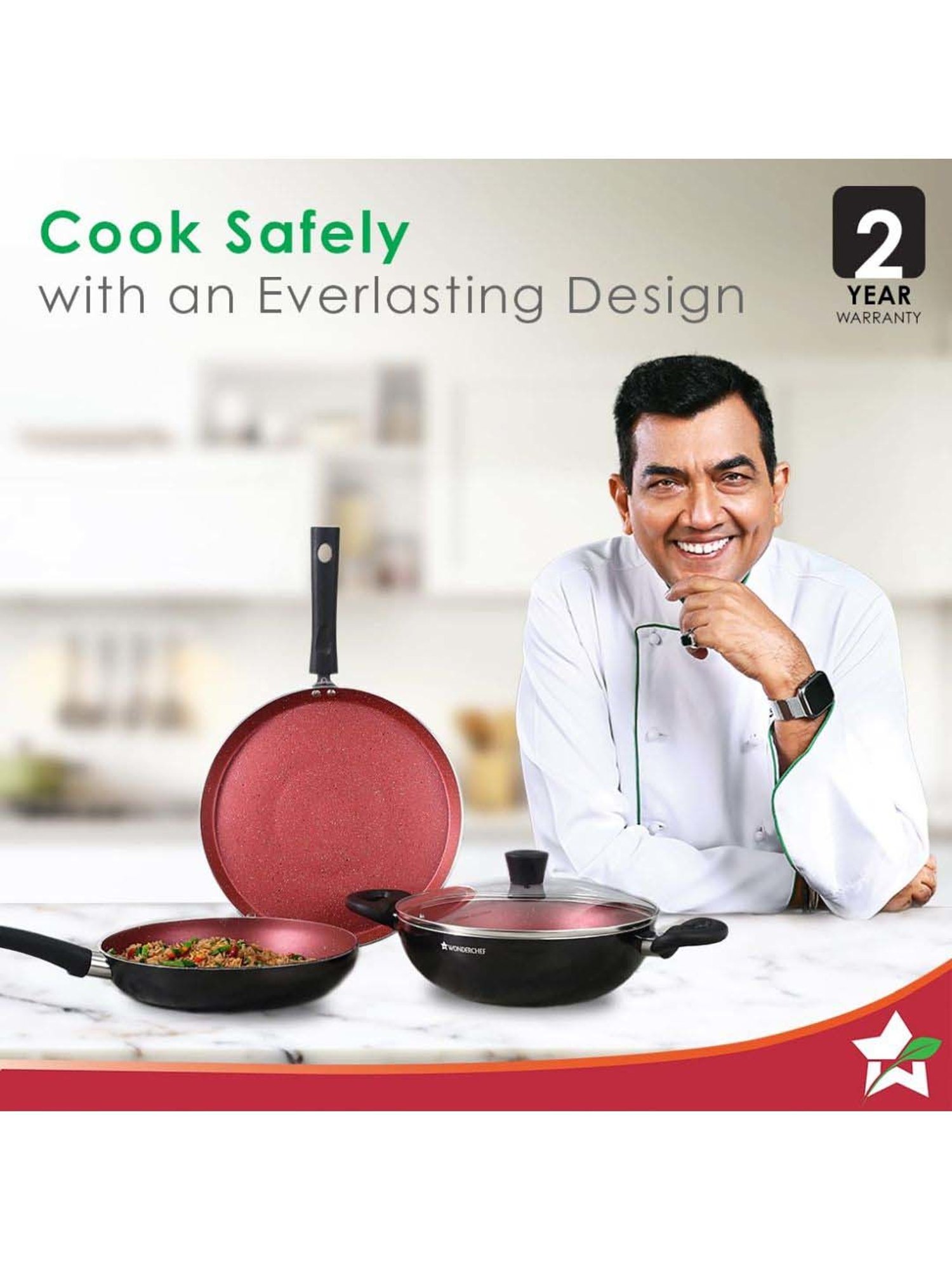 Wonderchef Galaxy 4 Pcs Cookware Set