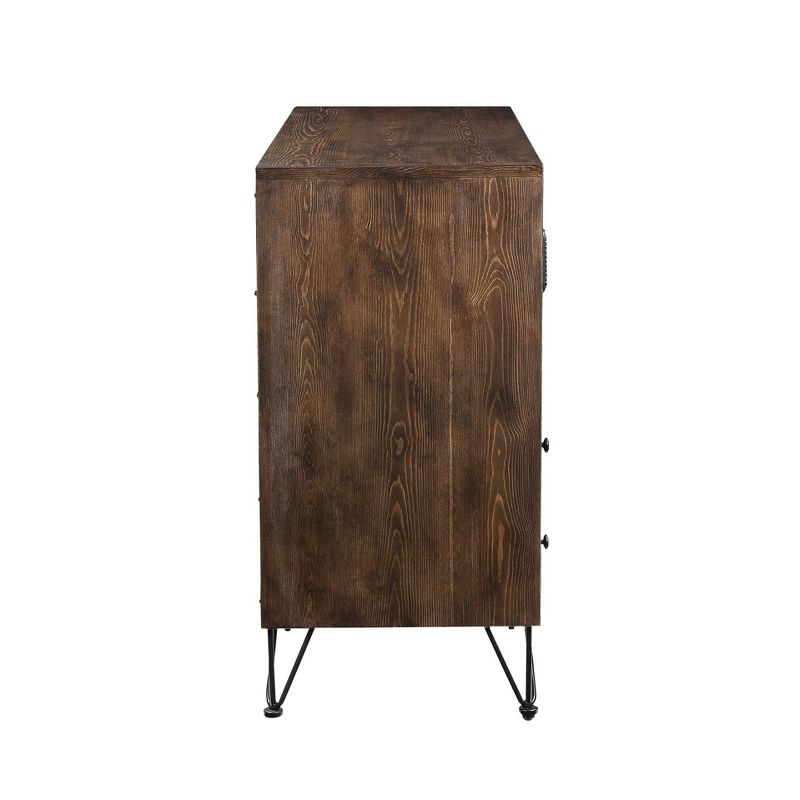 Garron Server Walnut/Black - Acme Furniture