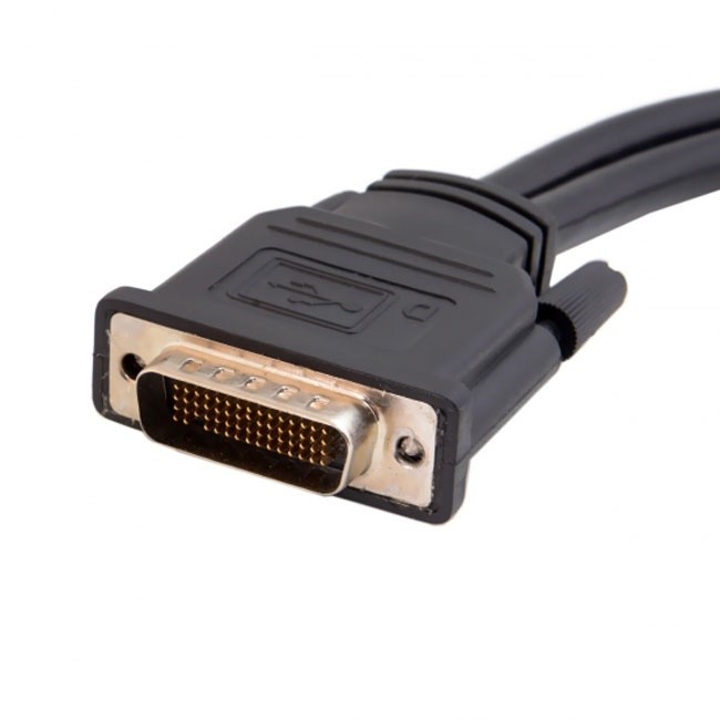 Jimier DMS-59Pin Male to Dual DP Displayport Female Splitter Extension Cable for PC Graphics Card DB-027