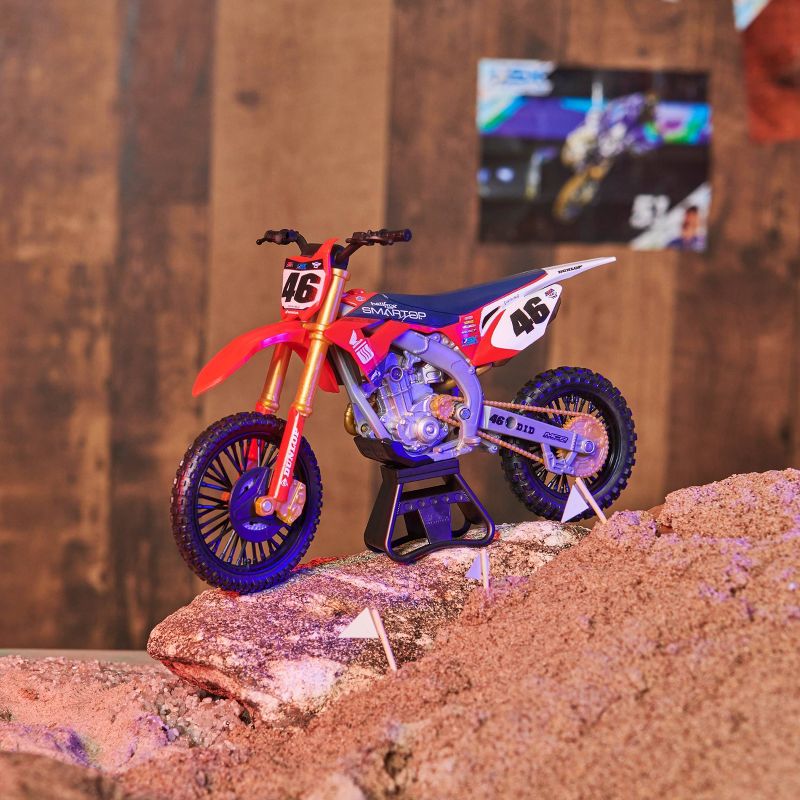 Supercross - 1:10 Scale Die Cast Collector Motorcycle - Justin Hill