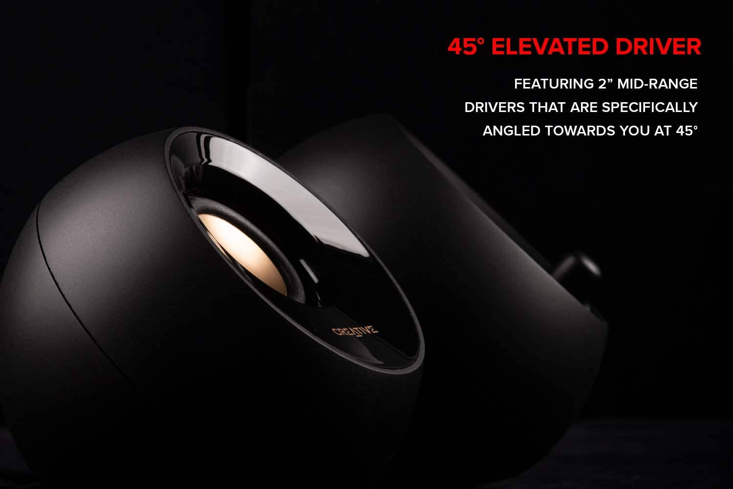 CREATIVE LABS Pebble Modern 2.0 USB Desktop Speakers - Black