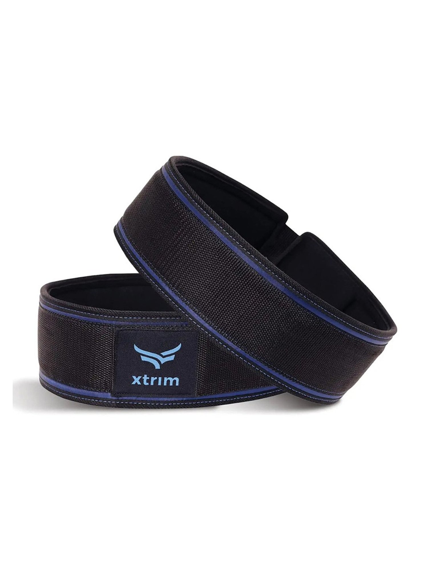 Xtrim 4 Inches Weight Lifting Belt (Navy) Size - Small