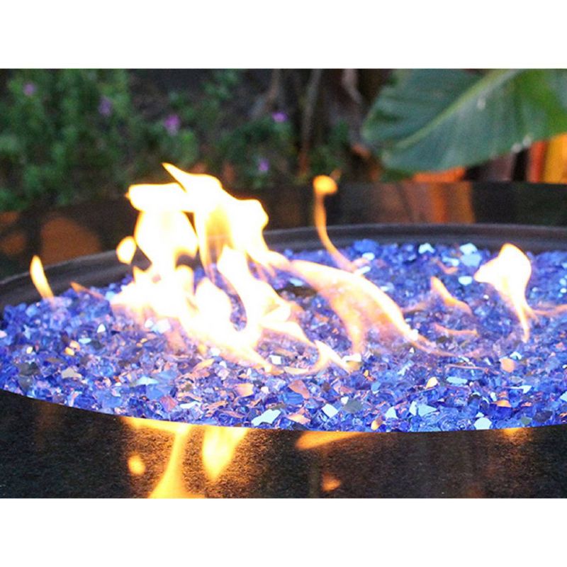 Reflective Fire Pit Fire Glass - North Blue - AZ Patio Heaters