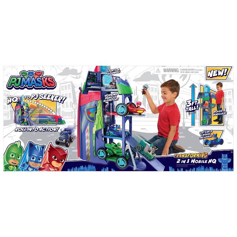 PJ Masks Transforming 2 in 1 Mobile HQ