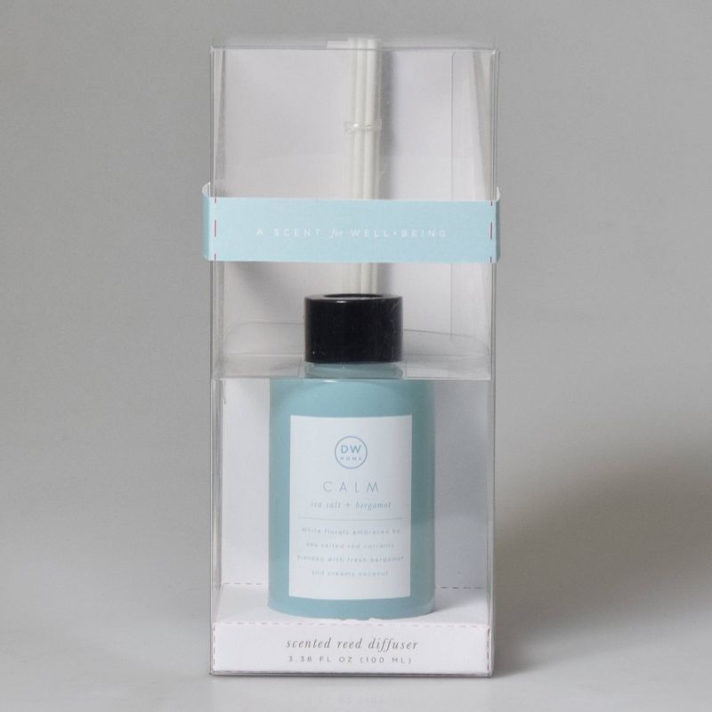 100ml Wellness Spa/Calm Sea Salt and Bergamot Oil Diffuser - DW Home