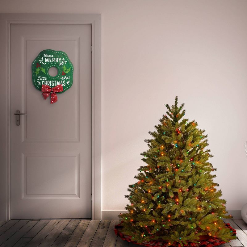 4.5ft National Christmas Tree Company Jersey Frasier Fir Artificial Christmas Tree 350ct Multicolored