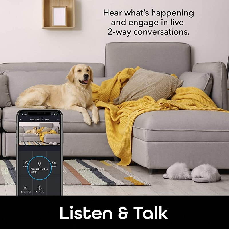 Aware 720p Smart Camera &ndash; Indoor Home Security Camera &ndash; No Hub Required &ndash; Motion Detection Camera &ndash; Smart Camera Works with  Alexa and Google Home, Requires 2.4 GHz Wi-Fi