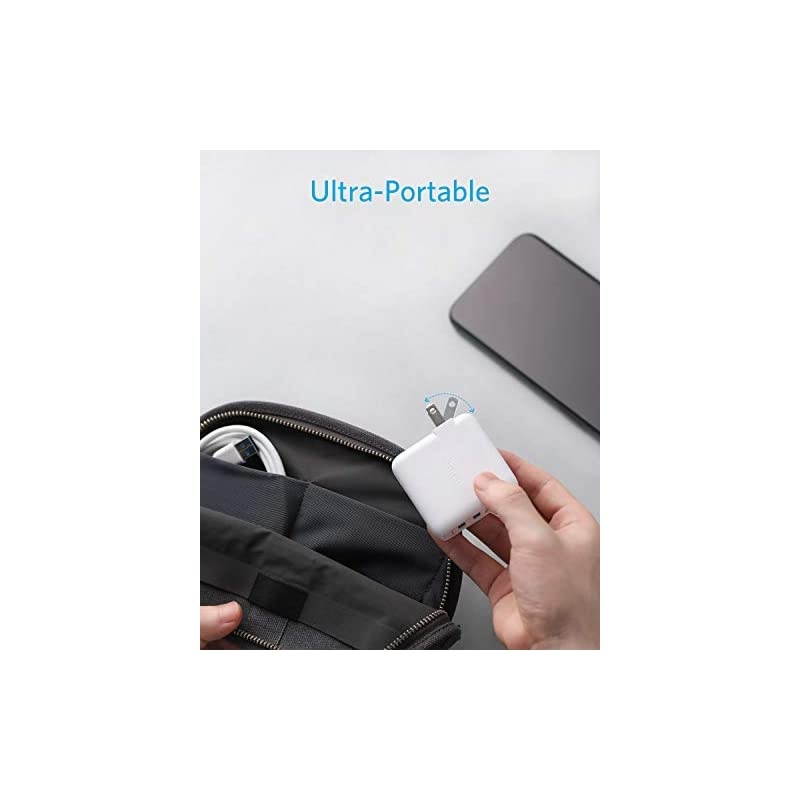 USB Charger  Elite Dual Port 24W Wall Charger PowerPort 2 with PowerIQ and Foldable Plug for iPhone 11XsXS MaxXRX876Plus iPad ProAir 2Mini 3Mini 4 Samsung S4S5 and More