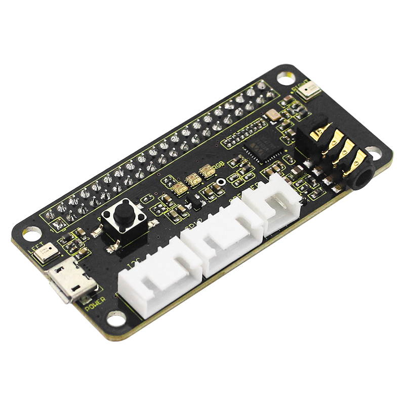 Raspberry Pi 4 Dual Micrs Board Intelligent Voice Module ReSpeaker 2-Mics Hat Microphone Array for Raspberry Pi 4 Model B / 3B+ / 3B