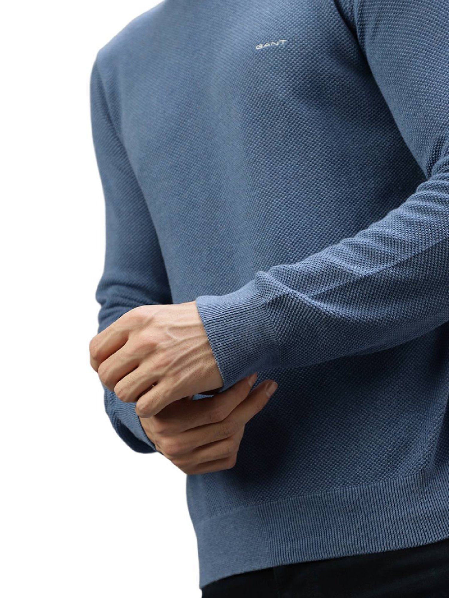 Gant Blue Regular Fit Sweaters
