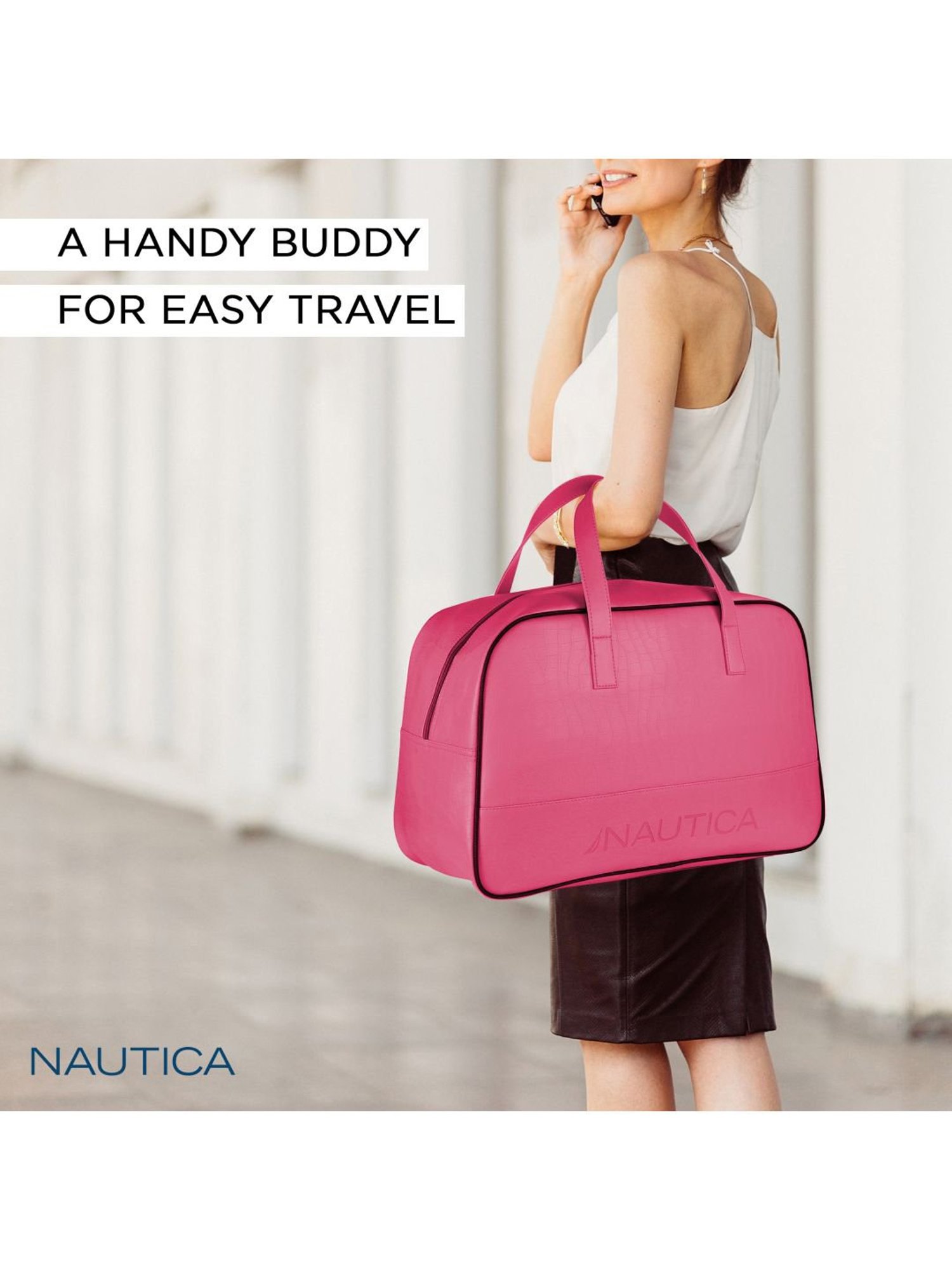 Nautica Pink Medium Duffle Bag