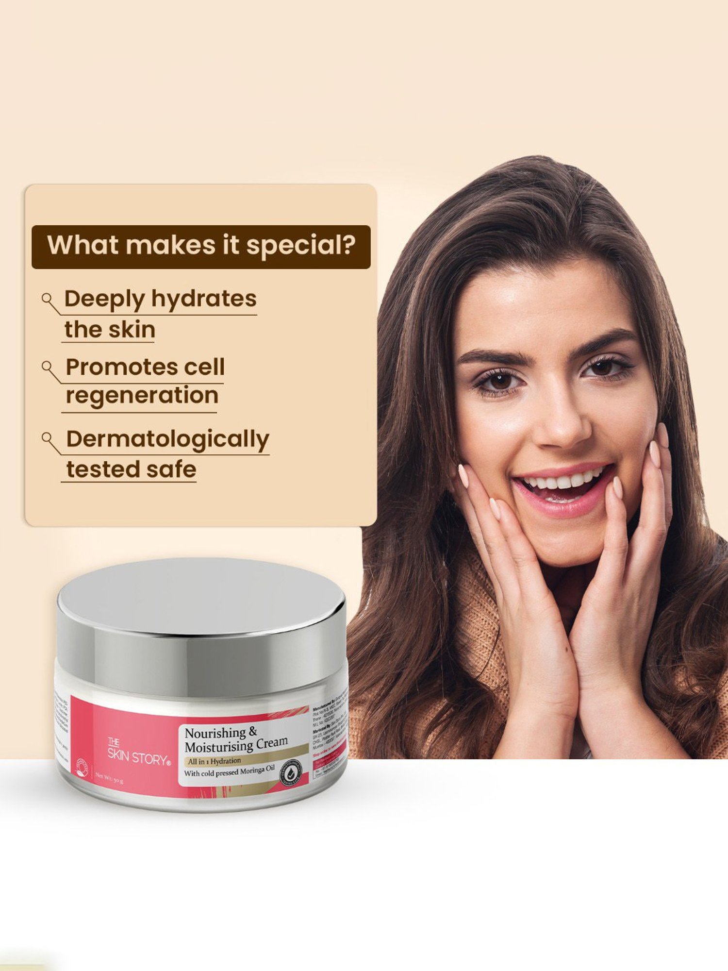 The Skin Story Nourishing & Moisturising Cream - 50 gm