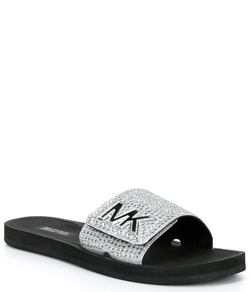 MICHAEL Michael Kors MK Glitter Pool Slides