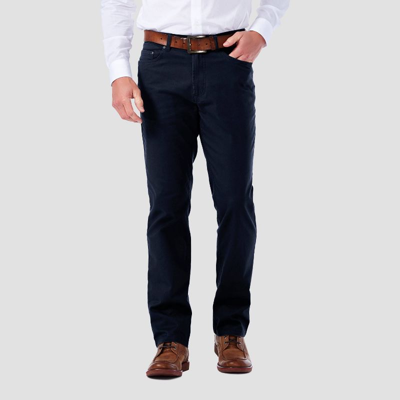 Haggar H26 Men's Classic Fit No Iron Stretch Khaki Pants- Sand 36X30