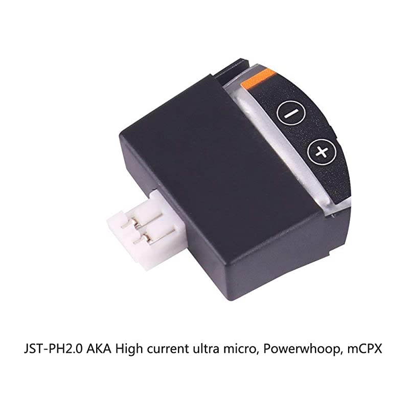550mAh HV 38V 1S LiPo Battery 50C JSTPH 20 PowerWhoop mCPX Connector Rechargeable 1S LiPo Battery for Inductrix FPV Plus Tiny 7 Tiny Whoop FPV Racing Drones
