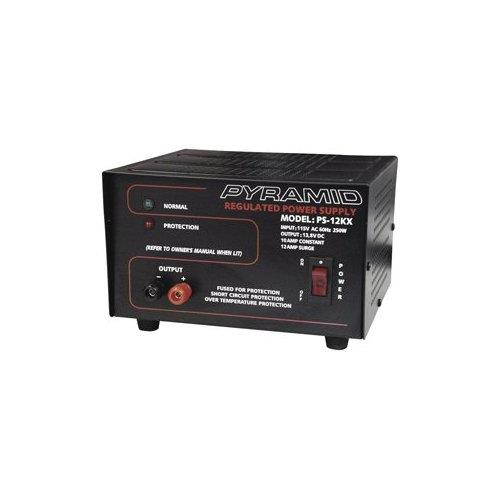 Pyramid PS12KX 10-amp 13.8-volt Power Supply