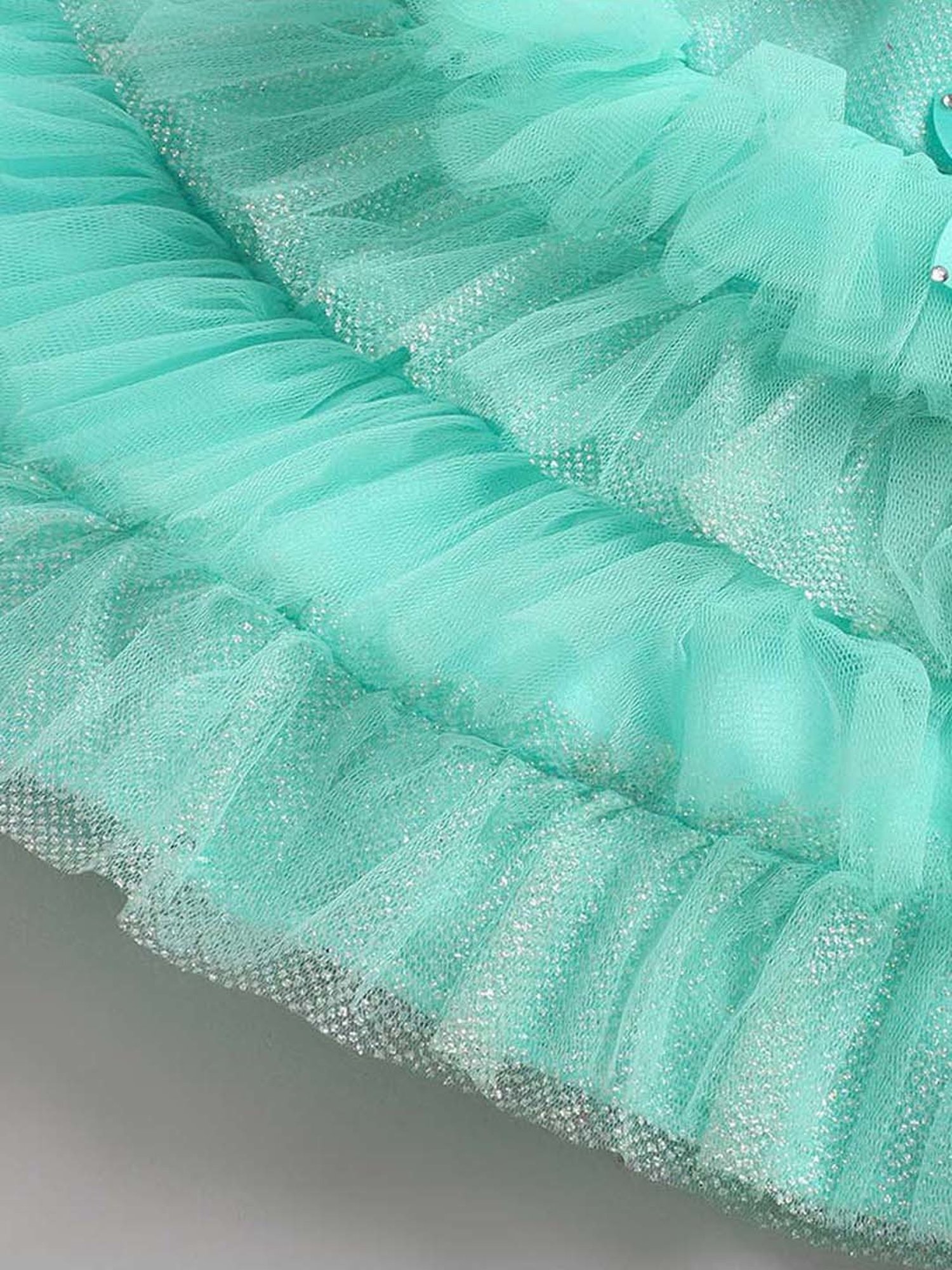 The Magic Wand Kids Blue Applique Dress