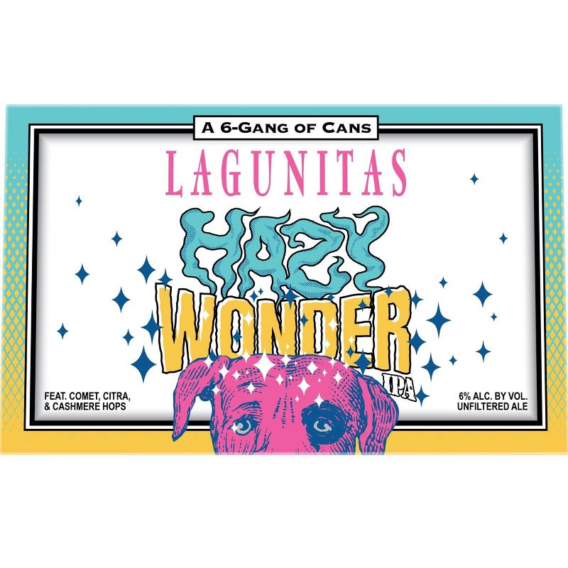 Lagunitas Hazy Wonder IPA Beer - 6pk/12 fl oz Cans