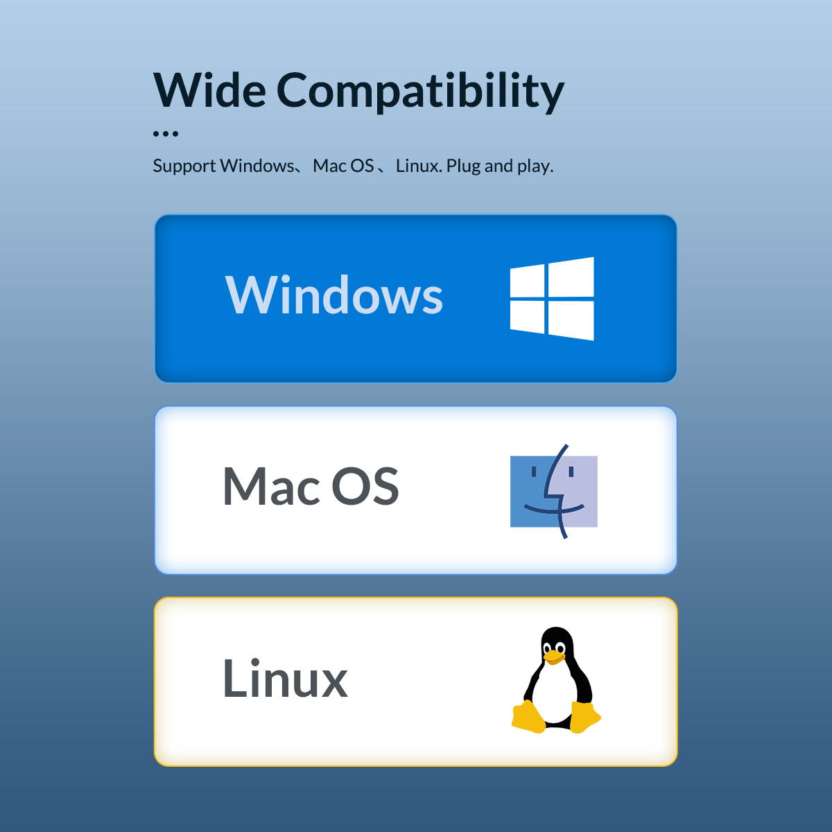 ORICO Aluminum Laptop Stand HUB USB3.0 Adjustable Silver Portable Multi-Angle Stand Notebook Holder Compatible For Windows Mac Os Linux