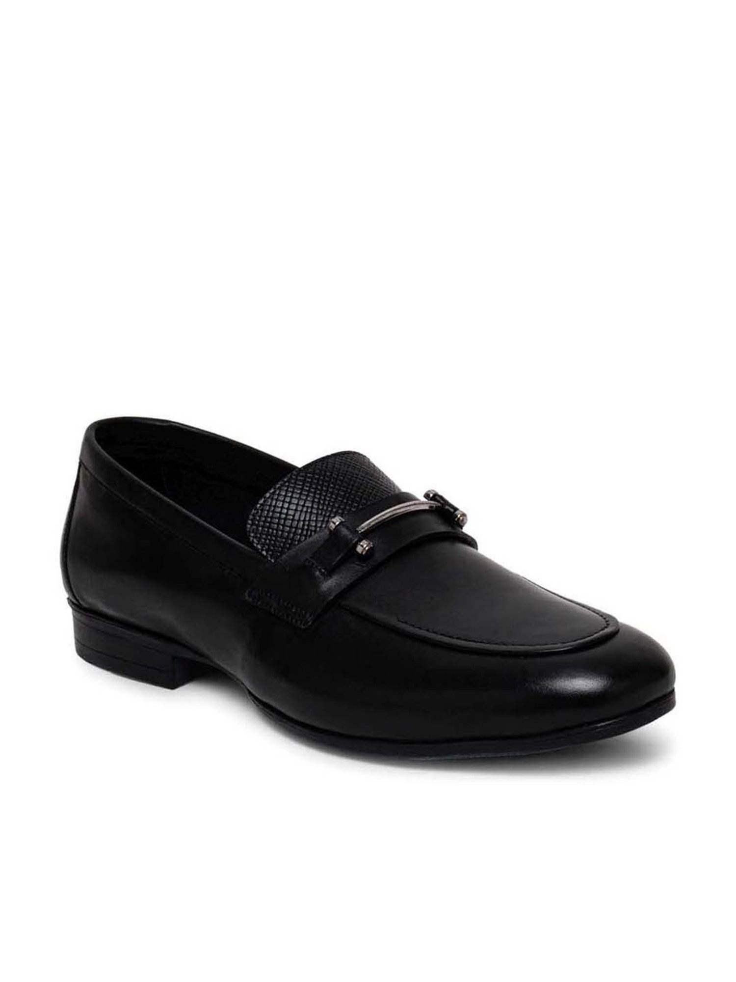 Ezok Men's Black Casual Loafers