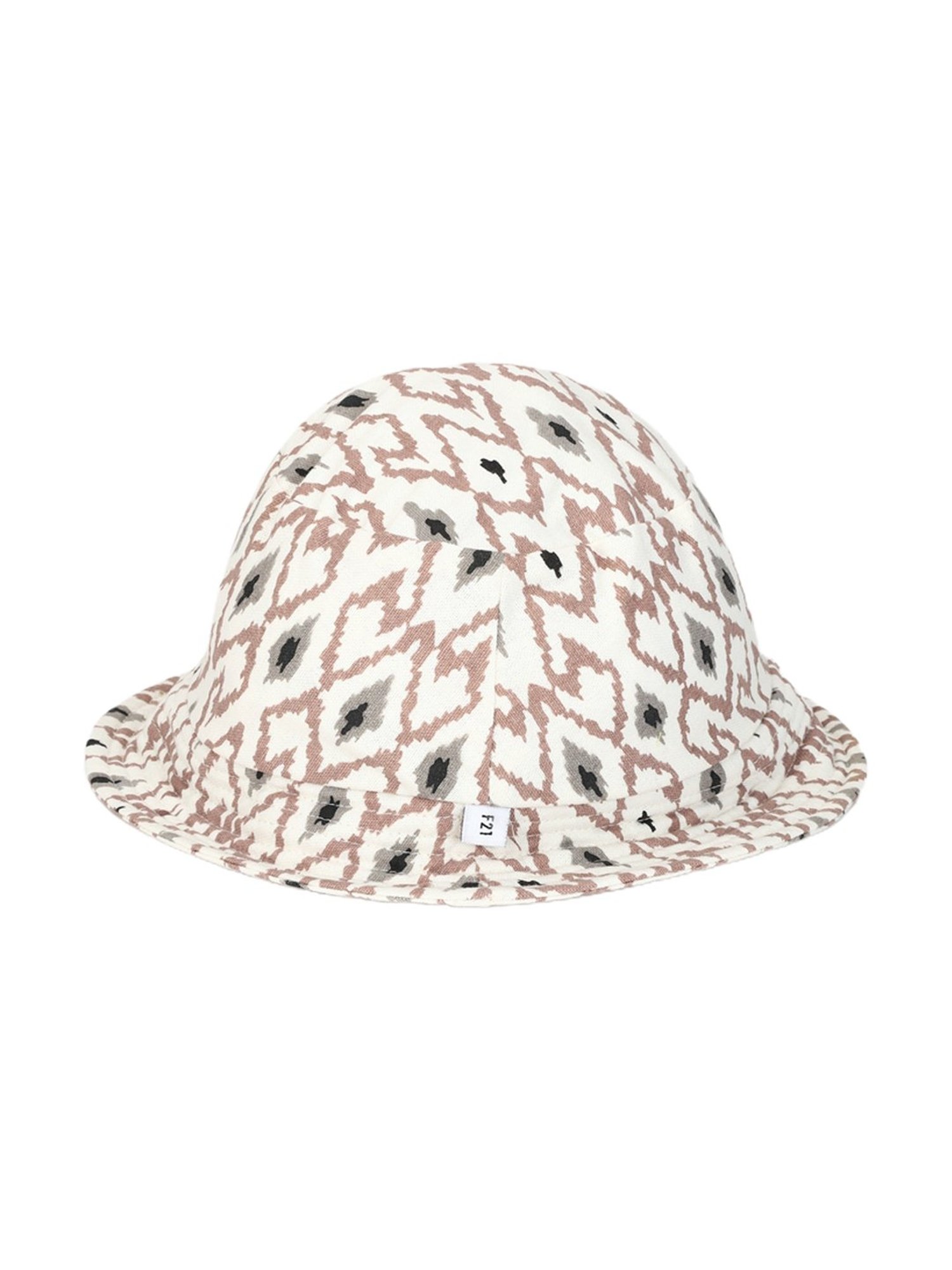 HauteSauce Black Printed Bucket Hat
