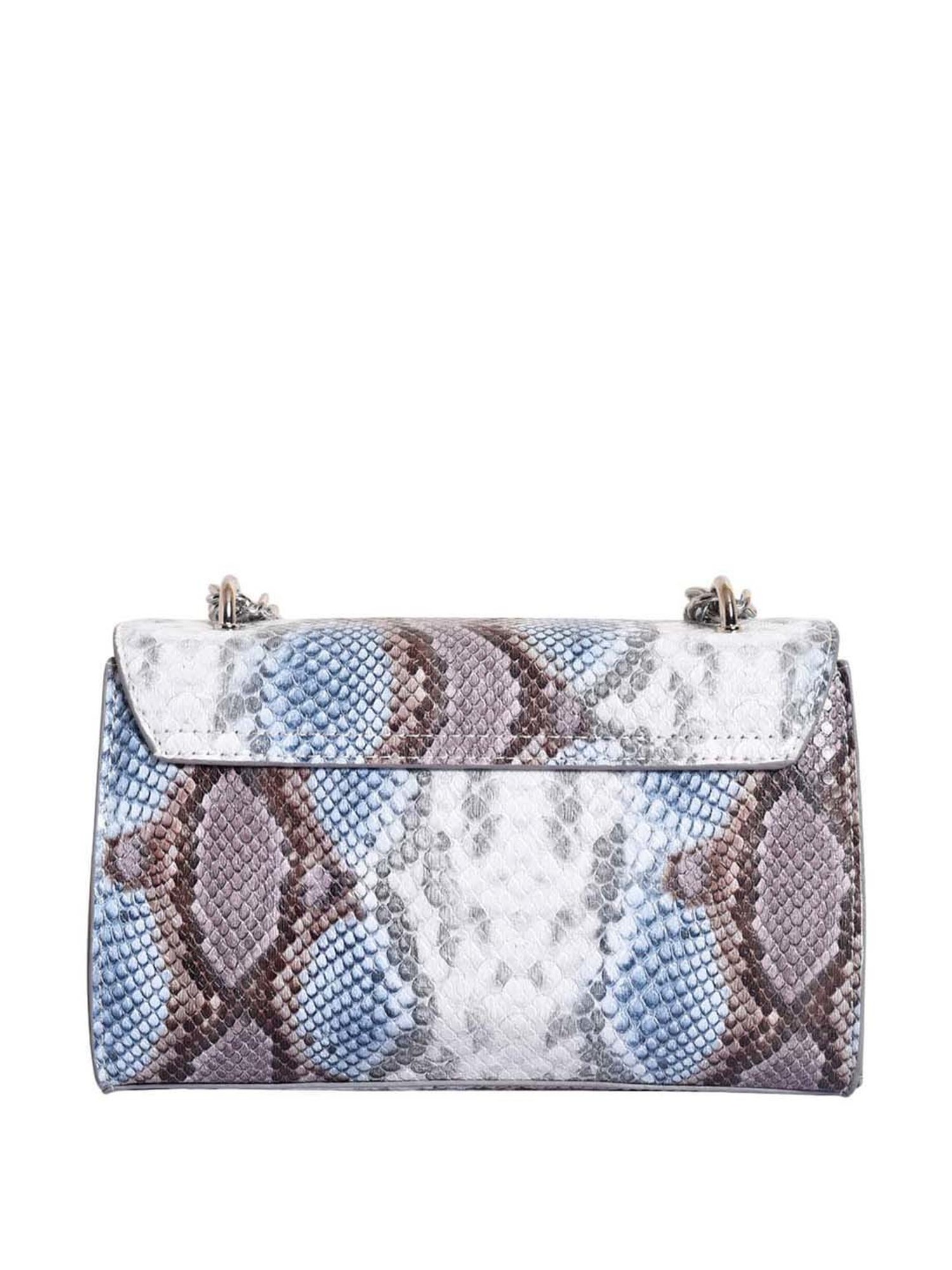 Lino Perros Blue Textured Medium Sling Handbag