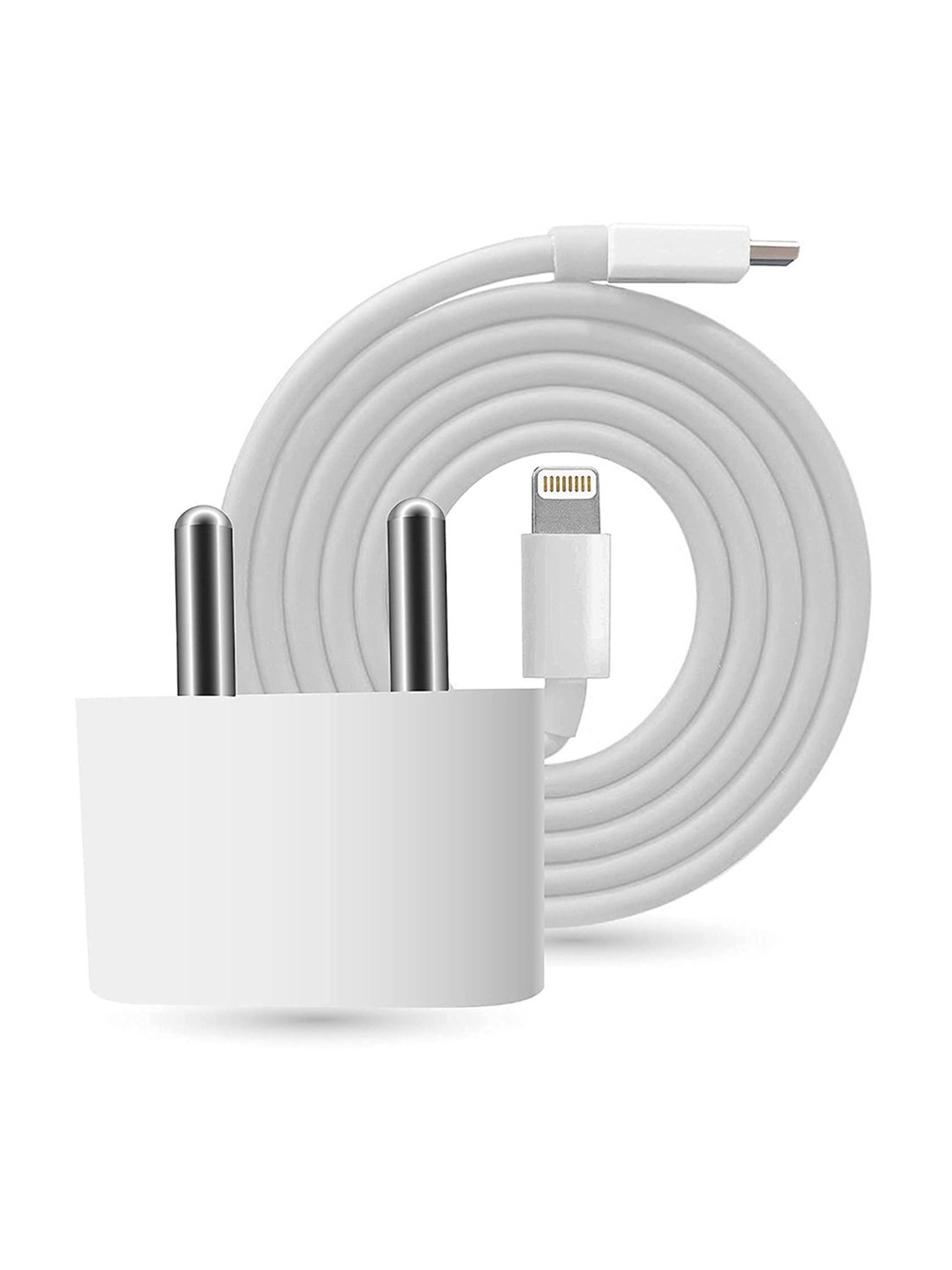 XYKOS Fast Charging Adapter 5W With USB Cable Compatible With iPhone/ Air/ Mini & IOS Devices