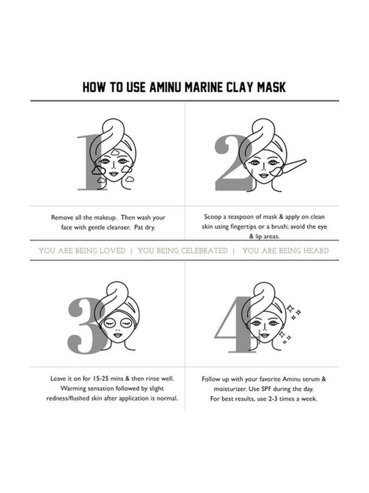 AMINU The Supernatural Marine Clay Mask - 50 gm