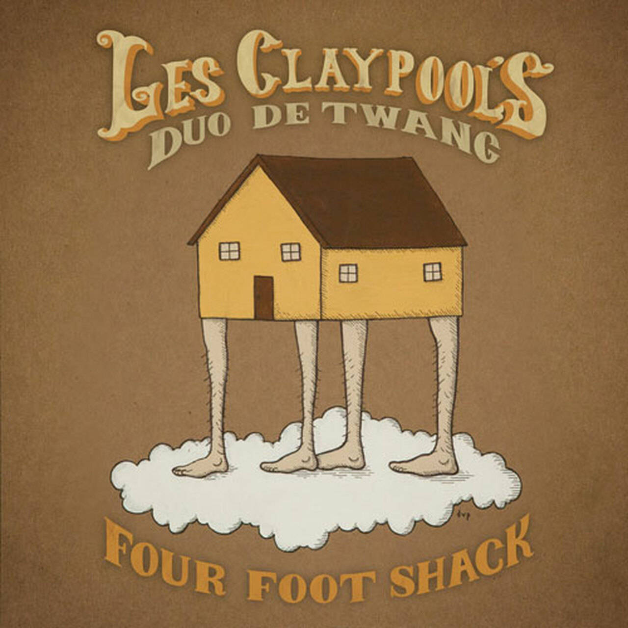 Les Claypool's Duo De Twang Four Foot Shack 2LP (Gold Nugget Vinyl)