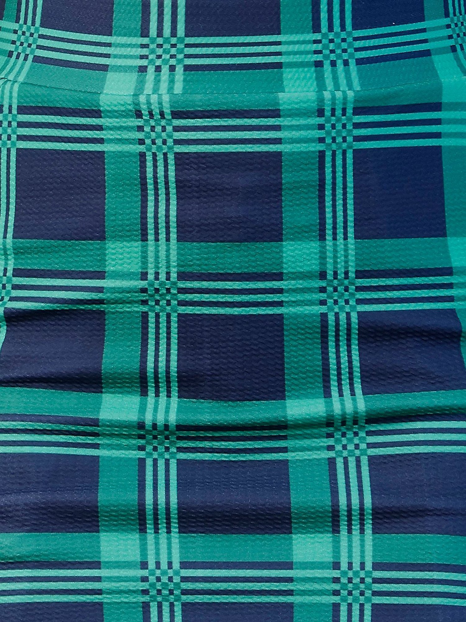 NEUDIS Green Checks Midi Skirt